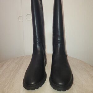 COACH Womens Faith Buckled Lug-Sole Black Leather from Macy’s - c025